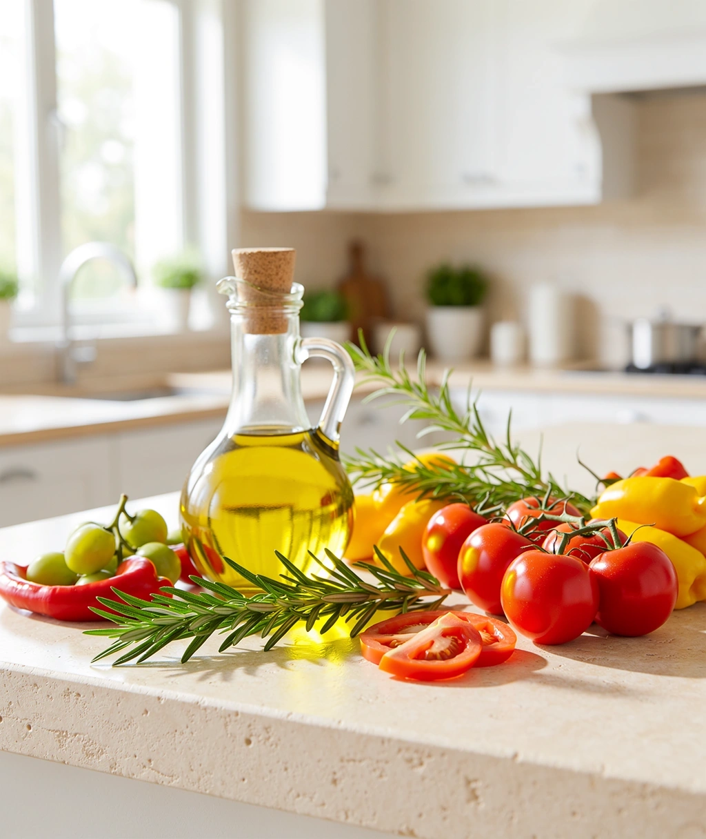 Ingredientes saludables y frescos